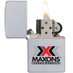 Satin Chrome Zippo Windproof Lighters