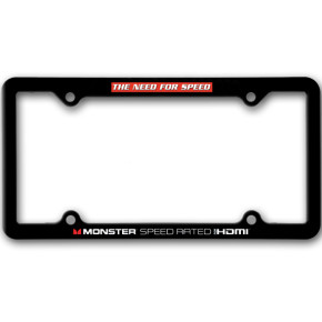 Thin Panel License Plate Frame Full Color Digital