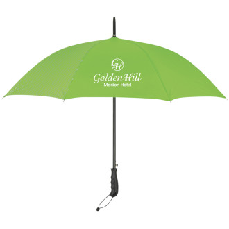 46-inch Arc Stripe Accent Panel Umbrella