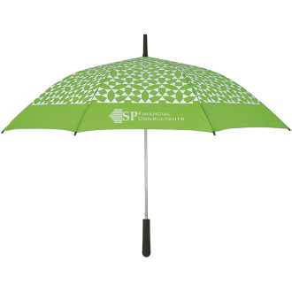 46-Inch Arc Geometric Pattern Umbrella