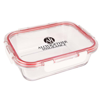 Fresh Prep Square Glasses Food Containers