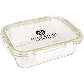 Fresh Prep Square Glasses Food Containers