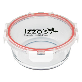 Fresh Prep Round Glasses Food Containers