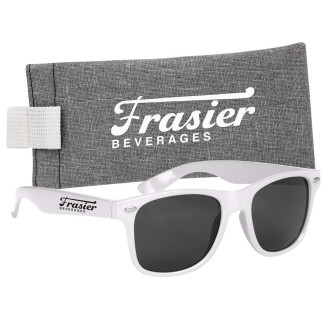 Malibu Sunglasses With Heathered Pouches