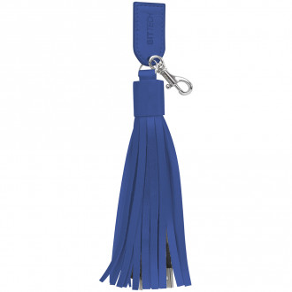 2-In-1 Charging Cables On Tassel Key Rings
