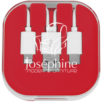 3-In-1 Charge Cable With Phone Stand