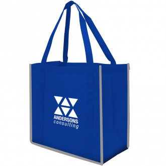 Reflective Large Non Woven Grocery Totes