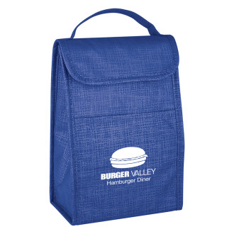 Crosshatch Non-Woven Lunch Bags
