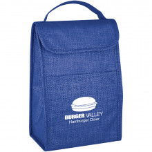 Crosshatch Non-Woven Lunch Bags