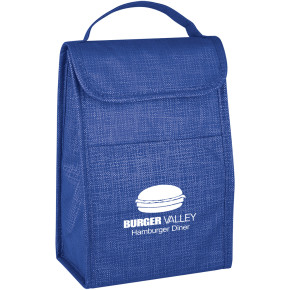 Crosshatch Non-Woven Lunch Bags