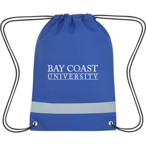 Lil' Bit Reflective Non-Woven Drawstring Bags