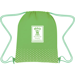 Connect The Dots Non-Woven Drawstring Bags