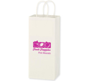 Kraft Paper White Wine Bags - 5.25