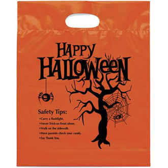 Happy Halloween Die Cut Bags - 12W x 3 x 15H