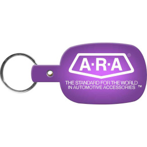 Round Rectangle Flexible Key-Tags