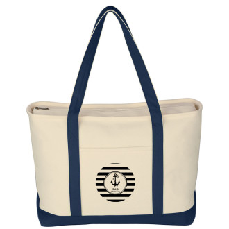 Large Heavy Cotton Canvas Boat Totes