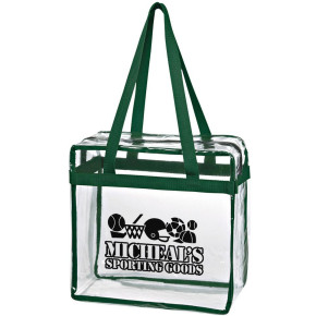 Clear EVA Totes With Zipper