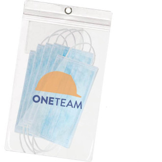 Clear 5 Packs Disposable Surgical Face Masks