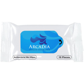 Antibacterial Wet Wipe Packet