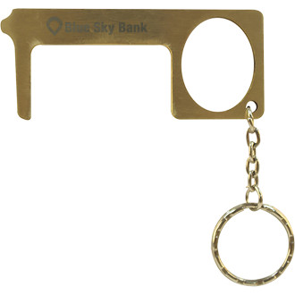 Brass Door Opener Touch-Free Tool
