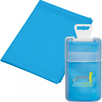 Cooling Towels in Plastic Case - 4CP