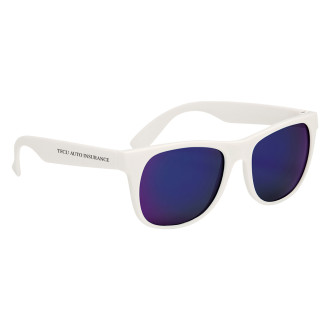 Rubberized Mirror Sunglasses