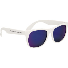 Rubberized Mirror Sunglasses