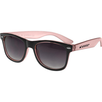 Two-Tone Translucent Malibu Sunglasses
