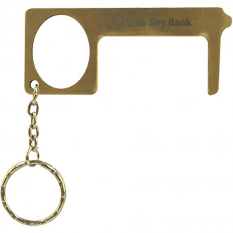 Brass Engraved Door Opener Tool