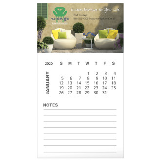 BIC Business Card Magnets with 12 Sheet Calendar