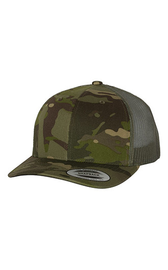 Yupoong - Classics Six-Panel Retro Trucker Caps (Camo)