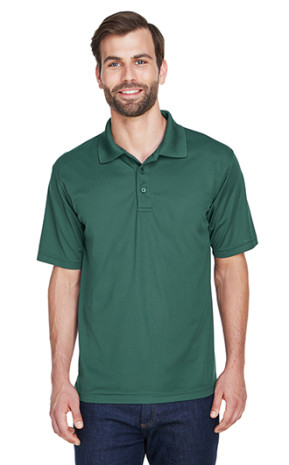 UltraClub Men's Cool & Dry Mesh Pique Polo