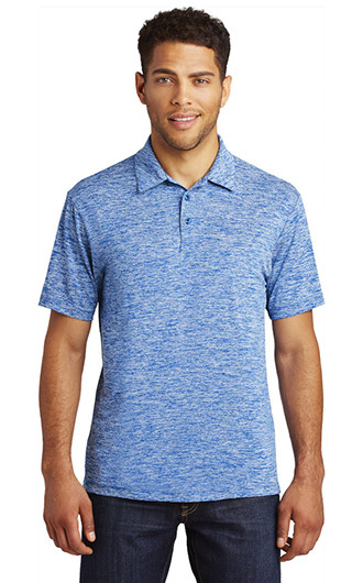 Sport-Tek PosiCharge Electric Heather Polo