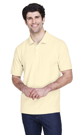 Devon & Jones Men's Pima Pique Short-Sleeve Polo