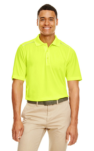 Core 365 Men's Radiant Performance Pique Polo with Reflec