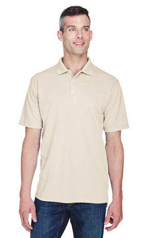 UltraClub Men's Cool & Dry Stain-Release Performance Polo