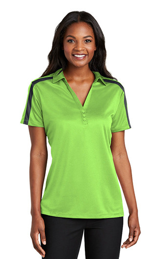 Port Authority Women's Silk Touch Performance Colorblock Stripe