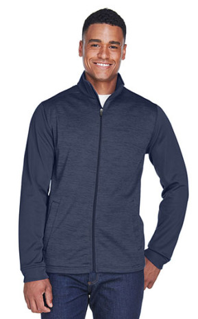 Devon & Jones Men's Newbury Melange Fleece Full Zip