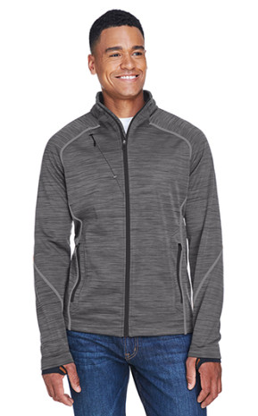 North End Mens' Flux Melange Bonded Fleece Jackets