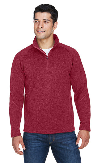 Devon & Jones Adult Bristol Sweater Fleece Quarter Zip
