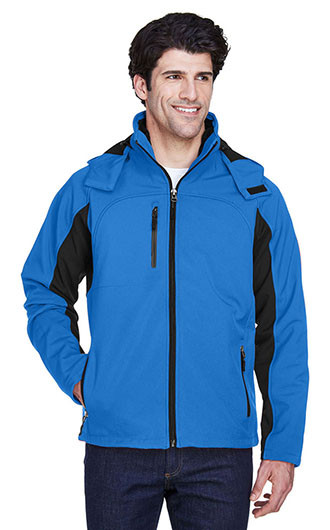UltraClub Adult Colorblock 3-in-1 Systems Soft Shell Jackets