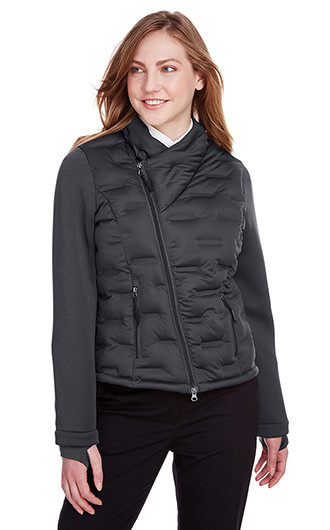 North End Women's Loft Pioneer Hybrid Bomber Jackets
