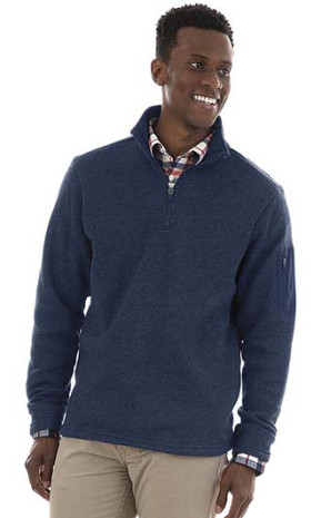 Men's Heathered Fleece Pullover