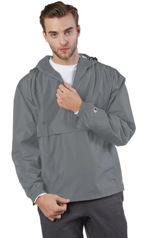 Champion Packable Half Zip Windbreaker Jackets