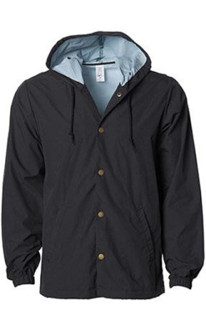 Independent Trading Co. - Water-Resistant Hooded Windbreaker