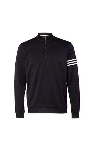 Adidas - 3-Stripes French Terry Quarter-Zip Pullover