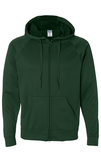 JERZEES - Dri-Power Sport Hooded Full Zip Sweatshirt