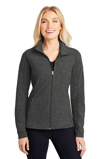 Port Authority Women's Heather Microfleece Full Zip Jackets