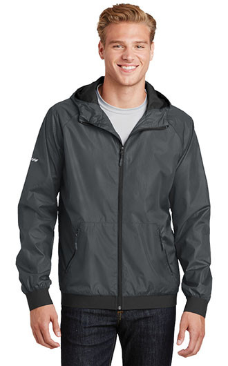 Sport-Tek Embossed Hooded Wind Jackets