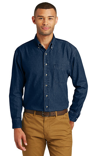 Port & Company - Long Sleeve Value Denim Shirt